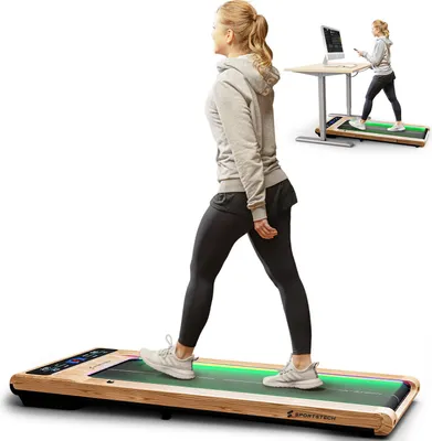 Produktbild von Sportstech Laufband sWalk | LED-Feedback | 1-8 km/h Geschwindigkeit