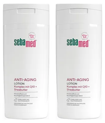 Zdjęcie produktu dla Sebamed Przeciwstarzeniowy balsam napinający skórę Q10 masło shea 200ml opakowanie 2 szt
