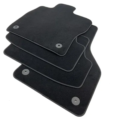 Productafbeelding van Seat Leon 3 en 4, vloermatten, model 3 5F, velours, zwart, FR-Line, Cupra