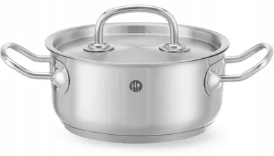 Produktbild von Hendi Tiefer Topf mit Deckel Induktion Edelstahl 1.5L Gastro