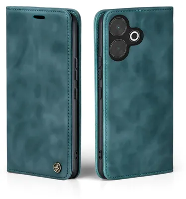 Produktbild von Handy Hülle für Xiaomi Redmi 13 Klapphülle Bookcase Flip Cover Handy Tasche Etui Farbe: Petrol