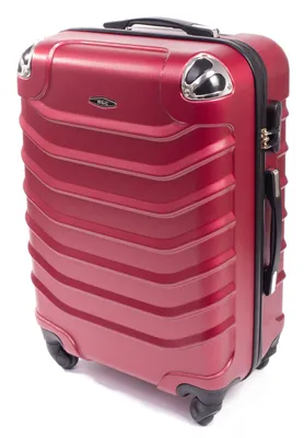 Produktbild von RGL 730 XXL Reisekoffer Harstchale Koffer Abnehmbare Räder Trolley Rotwein