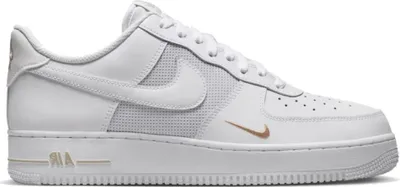 Produktbild von Nike Air Force 1 Low "White Desert Khaki Mini Swoosh" Weiß, Größe: 42.5