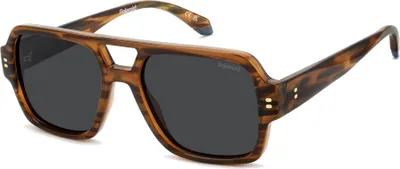 Image de Lunettes de soleil pour homme Polaroid PLD 6250/S/X Havana orange 54/18/145