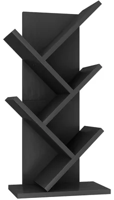 Immagine prodotto di YMYNY - Libreria a forma di albero con 4 ripiani - Colore: nero