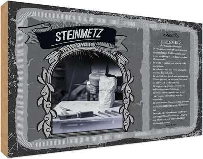 Obrázok produktu pre vianmo Drevený nápis 18x12 cm Steinmetz