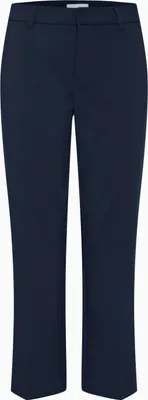 Produktbild von Pulz Jeans PZBINDY HW Pant Damen Hose Stoffhose Baumwolle mit Stretch Crop Wide Leg Regular Fit