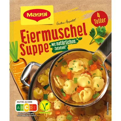 Image de Maggi Bon Appétit Soupe de moules aux œufs avec des ingrédients naturels 63g