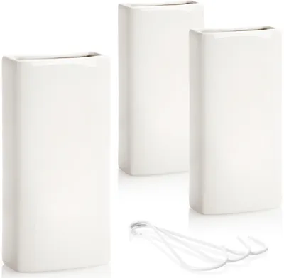 Produktbild von com-four® 3x Luftbefeuchter Heizung - Heizkörper Luftbefeuchter in weiß - Heizung Wasserverdunster aus Keramik