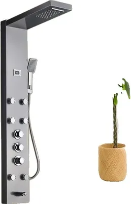 Image de Robinet de douche,thermostatique, pulvérisateur de massage SPA, Nikcel A