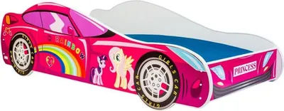 Immagine prodotto di Letto auto per bambini ROSA 140x70