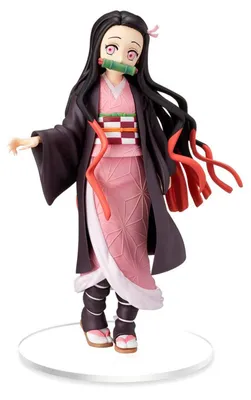 Obrázek produktu pro Figurka Nezuko Kamado ze série Demon Slayer: Kimetsu no Yaiba, zobrazující sourozence, značka SPM, výška 19 cm