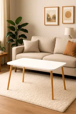 Produktbild von Skye Decor, Hochwertiger Nesting Tisch (3 Teile) - Saphir Eiche, 100% Melamin | 12345