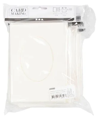 Produktbild von Creativ Company Karten Set - Passepartout Karten 50 Stück Hammerschlag