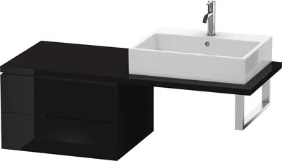 Image de Duravit L-Cube Meuble bas pour console, 2 tiroirs, 620x400x547mm, LC583804040