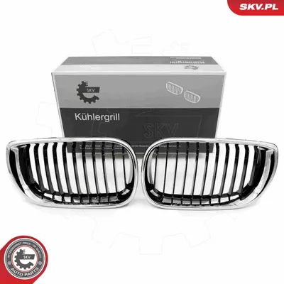 Produktbild von ESEN SKV 66SKV079 Kühlergrill Frontgrill für BMW 3 Limousine (E46) Chrom/Schwarz