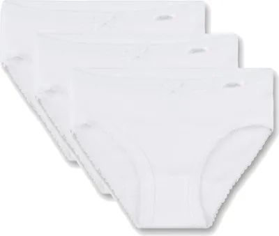 Produktbild von Sanetta Mädchen-Jazzpants (Dreierpack) weiß 128
