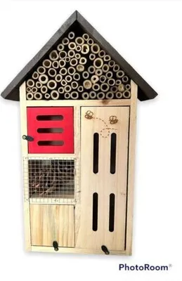 Produktbild von Insektenhotel Insektenhaus Nistkasten Insekten Bienen Brutkasten Holz