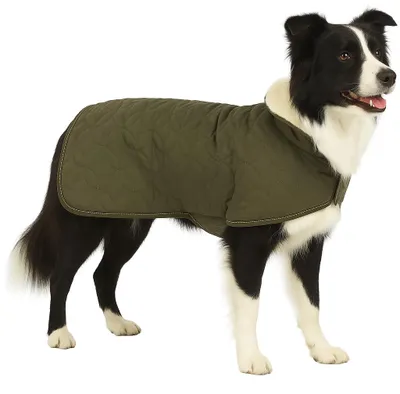 Productafbeelding van Flamingo winterjas Ushi, kleur: khaki, ruglengte: 50 cm