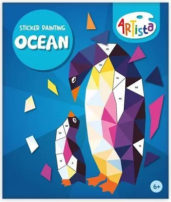 Produktbild von Sticker Painting Buch Ocean (MQ3)