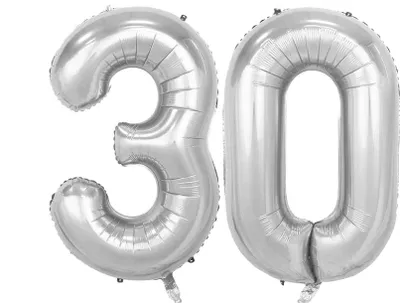 Obrázok produktu pre Set -Folienballon - Silber/40inch - 3 + 0