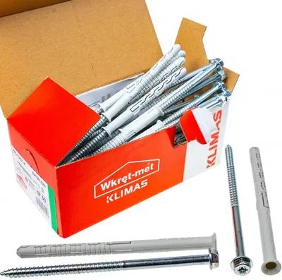 Zdjęcie produktu dla Kołek ramowy rozporowy 8x120 KLUCZ+TX torx 50szt