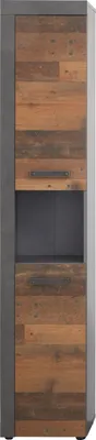 Produktbild von trendteam Bad Hochschrank Cancun/Indy Matera Melamin/Old Wood Melamin 36 x 184 x 31 cm
