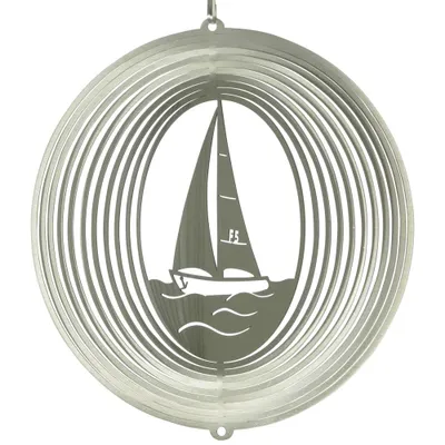 Produktbild von CIM - Windspiel - SEGELBOOT 180 - 18 x 19 cm - Edelstahl