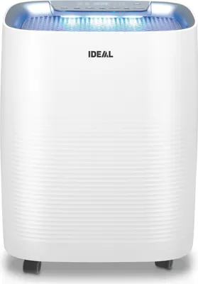 Produktbild von IDEAL (2in1) Luftreiniger und Luftbefeuchter AP35H mit HEPA Filter und Geruchsfilter für saubere und optimal befeuchtete Raumluft bis 45m² gegen Feinstaub, Pollen, Allergene, Bakterien - für zuhause