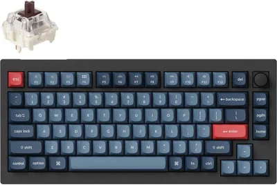 A mechanical keyboard and a keyboard switch are shown against a white background.