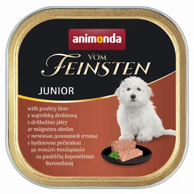 Obrázek produktu pro animonda Vom Feinsten 4017721826570, Junior, Jakékoli plemeno, Játra, 150 g