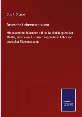 Produktbild von Deutsche Uebersetzerkunst