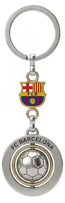 Obrázok produktu pre Kľúčenka FC Barcelona, strieborná, oficiálne licencovaná, model B6088