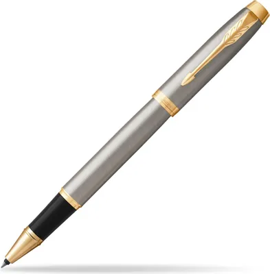 Zdjęcie produktu dla Parker IM, Długopis z wkładem, Czarny, Złoto, Szary, Czarny, Mosiądz, Metal, Złoto, Lakier, Drobny