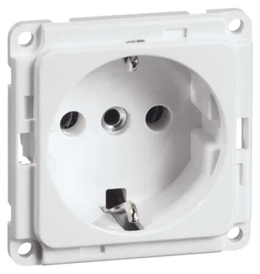 Produktbild von PEHA 00602011, Typ F, Weiß, Kunststoff, 250 V, 16 A, 50/60 Hz