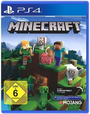 Produktbild von Minecraft Bedrock Edition + Starter Pack (Neue Edition) + 700 Token (PS4)