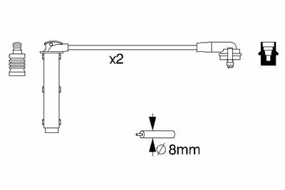 Produktbild von Bosch Zündleitungssatz  0 986 356 833