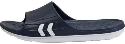 Produktbild von Hummel Nielsen Sandal Badeschuhe Slide blau/weiß 206571-7003, Schuhgröße:41 EU