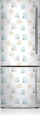 Produktbild von Aufkleber Kühlschrankmagnete Dekoration Kühlschrankfolie 60x180 cm - Schmetterlinge.