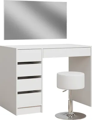 Produktbild von Schminktisch Vicco Thalia Weiß 100 cm mit Hocker, Model 41498