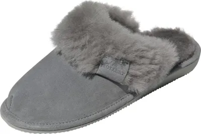 Produktbild von Lammfell Hausschuhe - MALIBU GRAU - Schuhgröße: EUR 41
