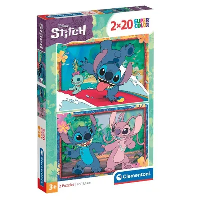 Image de CLE puzzle 2x20 SuperKolor Stitch 24809
