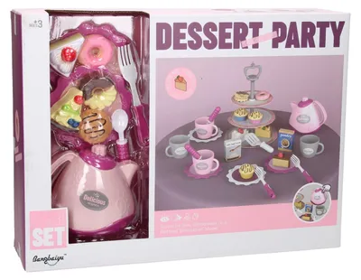 Immagine prodotto di Set da gioco Dessert Party Giocattolo per bambini dai 3 anni in su