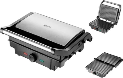 Zdjęcie produktu dla Grill kontaktowy Michelino - 25,5x18 cm, 1600 W do wszechstronnego grillowania