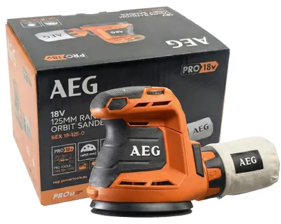Produktbild von AEG BEX18-125 - 0, Schwingschleifer, 7000 RPM, 11000 RPM, 14000 OPM, 22000 OPM, Akku