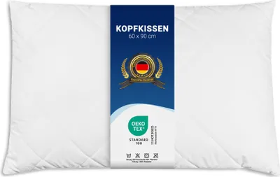 Produktbild von Kopfkissen, 60x80 cm, 630 g, weiß