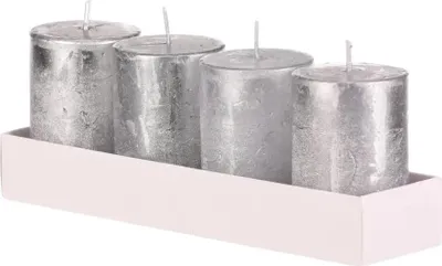 Obrázok produktu pre Autronic Adventné sviečky – sada SVW1304 SIL
