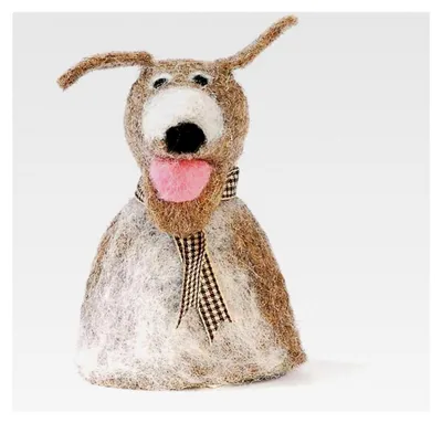 Produktbild von Eierwärmer Hund aus Filz, mehrfarbig, Einheitsgröße