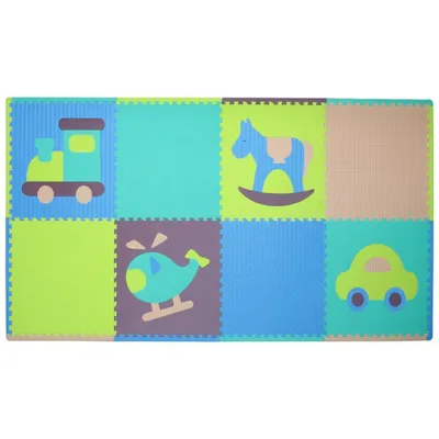 Produktbild von BABY GREAT Schaumstoffpuzzle Boys Toys SX (60x60) mit Kanten
