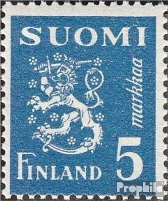 Produktbild von Briefmarken Finnland 1945 Mi 303 postfrisch Freimarken Wappenlöwe